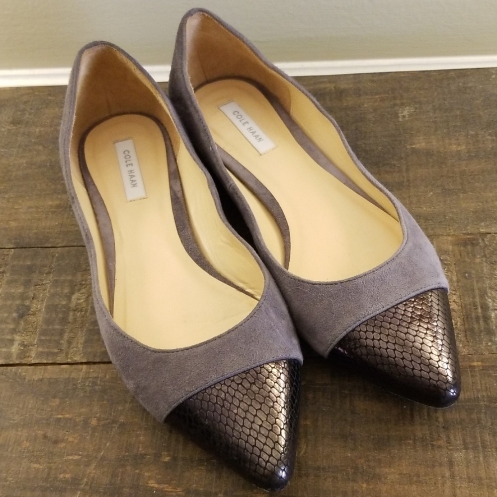 Cole Haan | Suede Flats | Sz 6.5 B